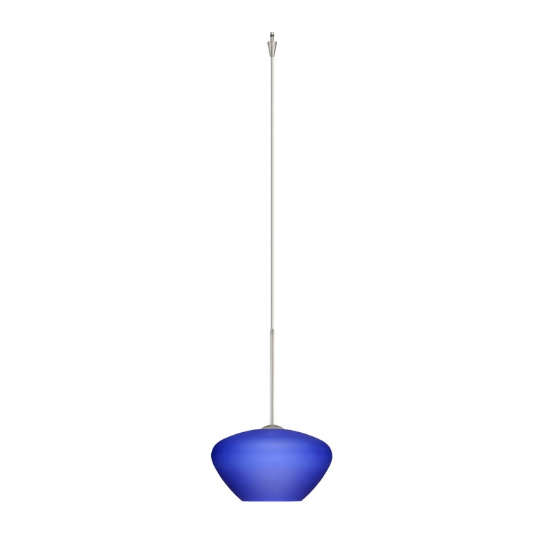 Besa XP-541087-SN Peri One Light Pendant Satin Nickel