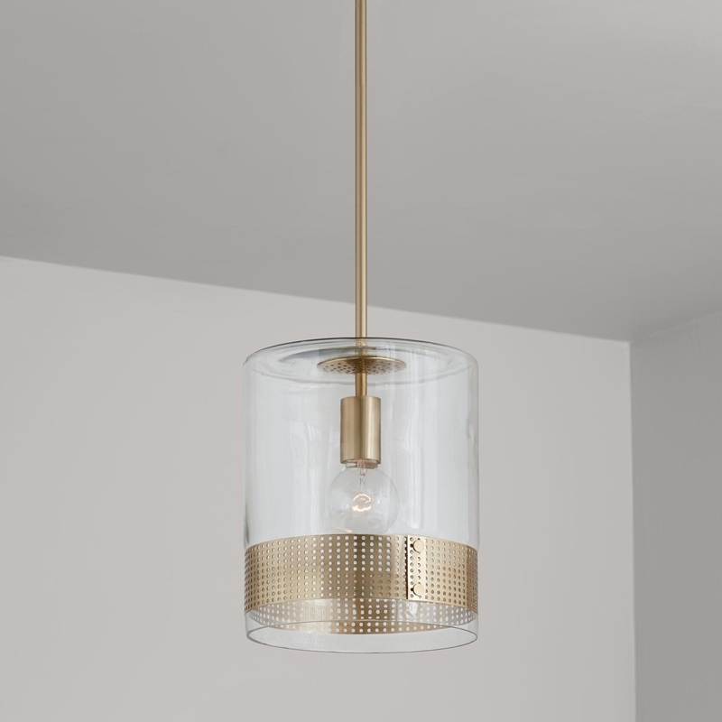 Capital Lighting 335911PB Marion 1 Light Pendant Polished Brass