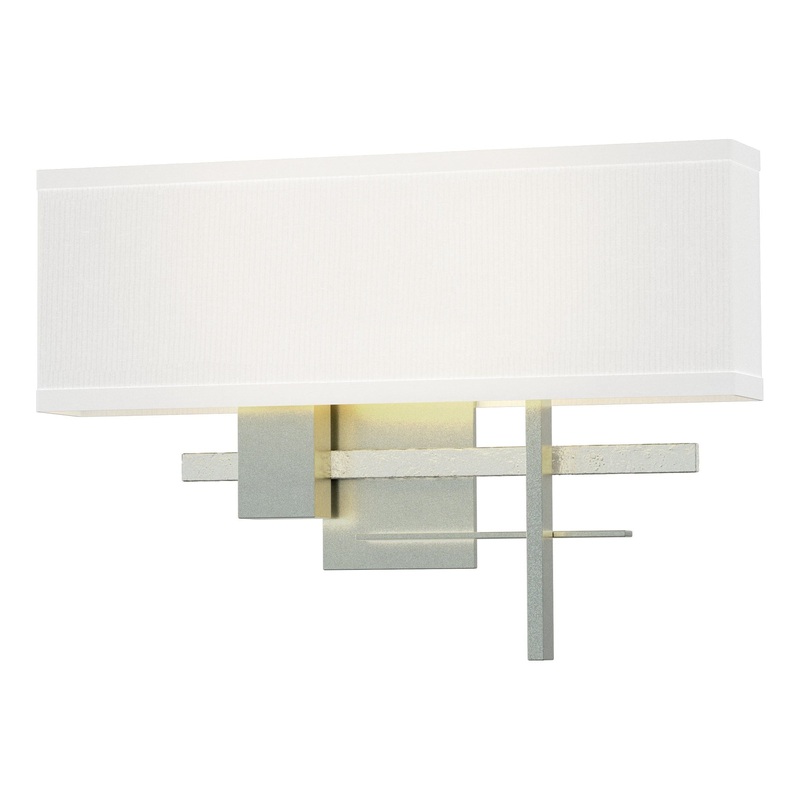 Cosmo Sconce Vintage Platinum Vintage Platinum Natural Anna Shade (SF)