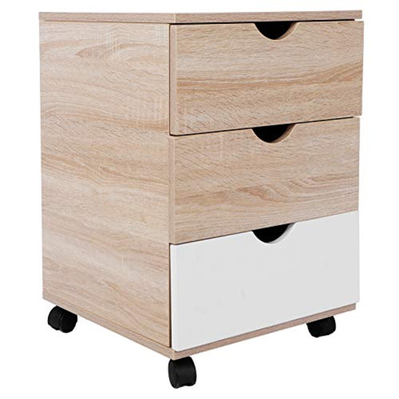 DFGH Comodino da Letto Notturno, Tavolo Notturno Comodino Comodino Comodino Mobile con 3 Cassetti Home Office Camera da Letto Mobili
