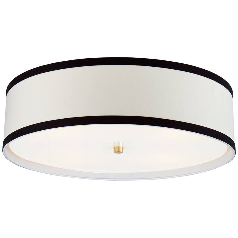 Four Light Flush Mount from the Walker Collection in Gild Finish by Visual Comfort Signature