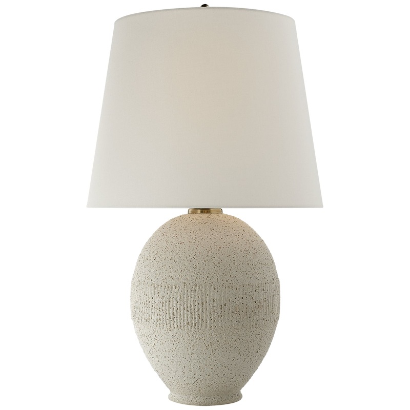 One Light Table Lamp from the Toulon Collection in Volcanic Ivory Finish by Visual Comfort Signature