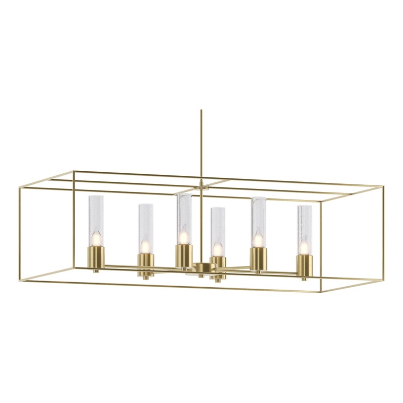 Portico Pendant Modern Brass Modern Brass Seeded Clear Glass (II)
