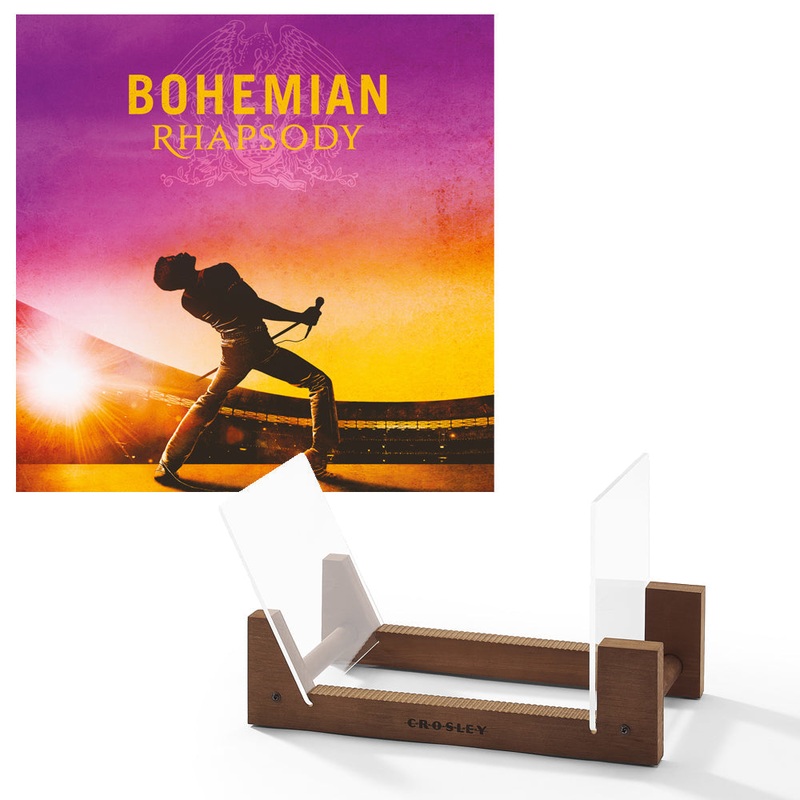 Queen – Bohemian Rhapsody – Double Vinyl Album & Crosley Record Storage Display Stand