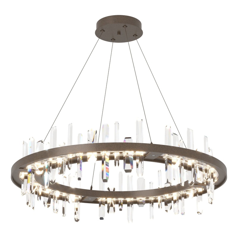 Solitude Circular LED Pendant Bronze