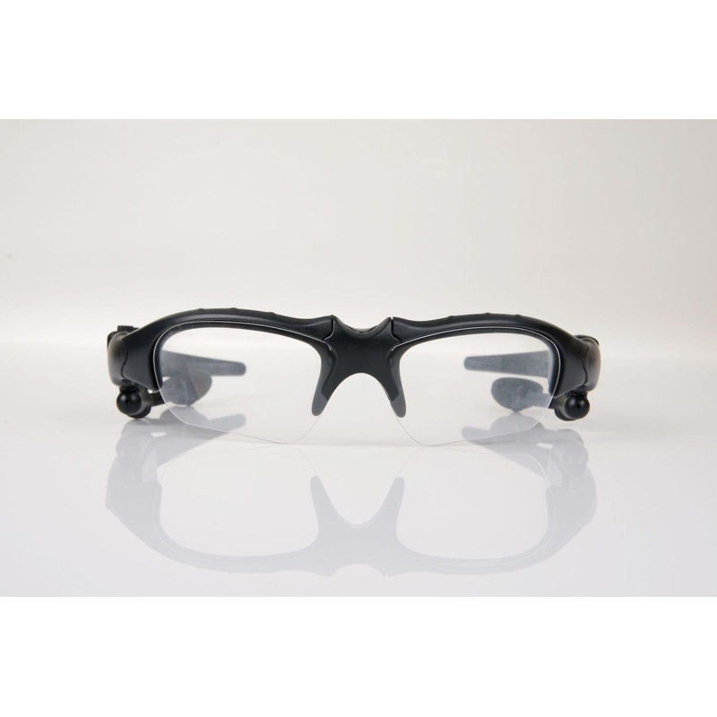 Transparent Bluetooth Sunglasses with Wireless Earbuds for Music and Calls