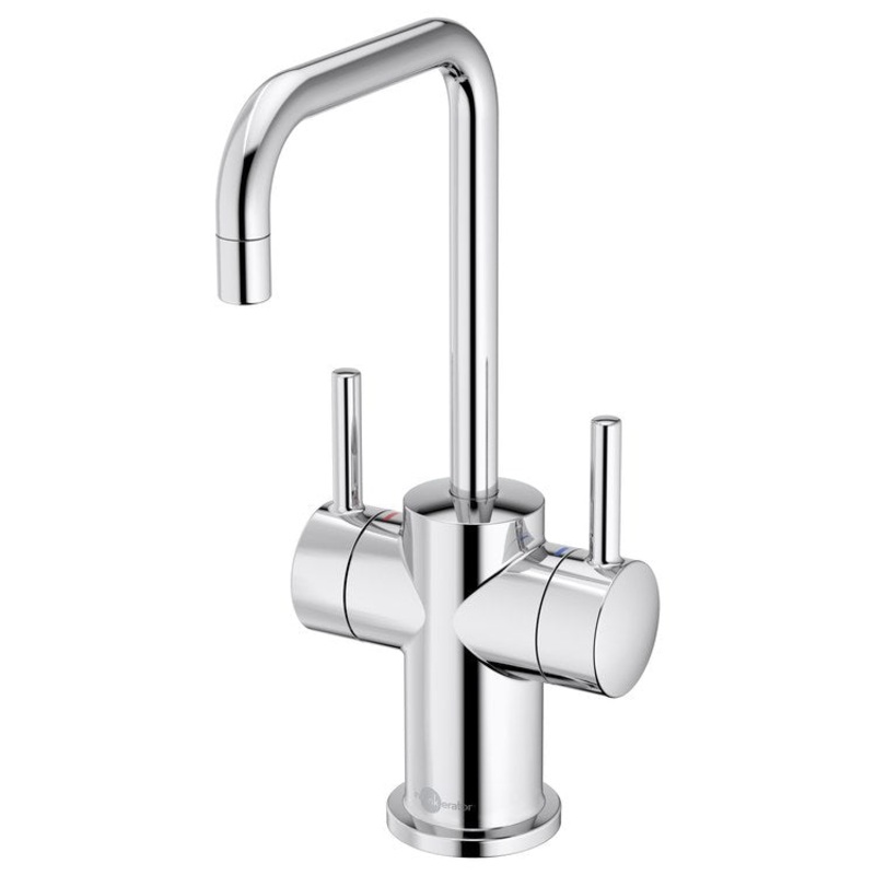 Water Dispenser Showroom Modern 3020 Instant 2 Lever ADA Mid Arc Swivel 360 DEG Chrome