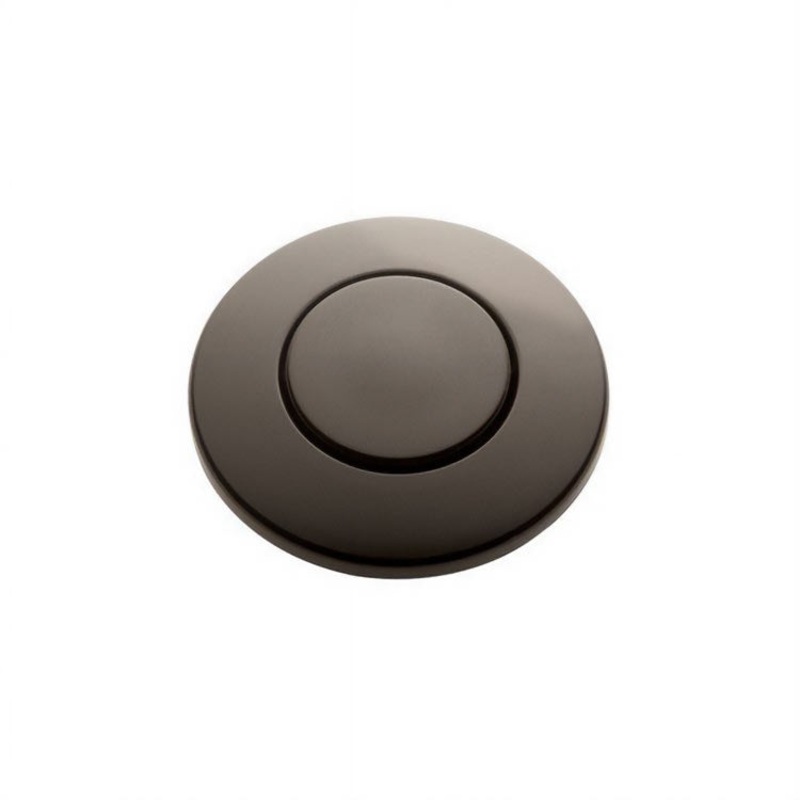 Air Switch Button 1-3/4 Inch Mocha Bronze Plastic for Garbage Disposal