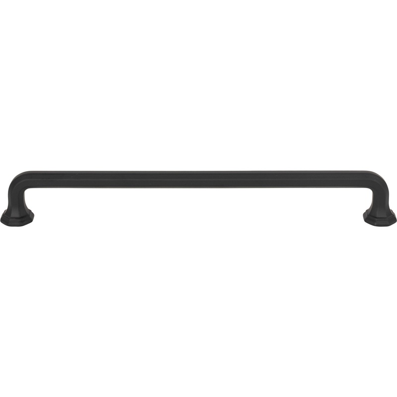 Atlas Homewares Elizabeth Pull 8 13/16 Inch (c-c) Matte Black