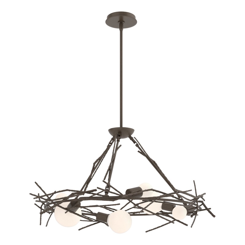 Brindille 6-Light Circular Pendant Bronze
