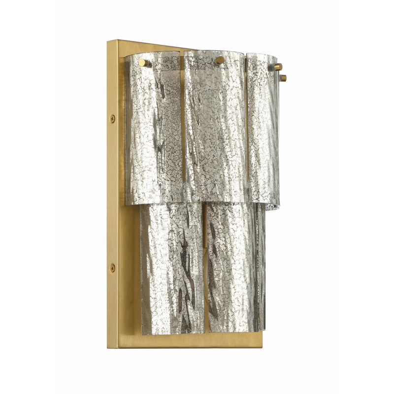Craftmade 48662-SB Museo Two Light Wall Sconce Satin Brass