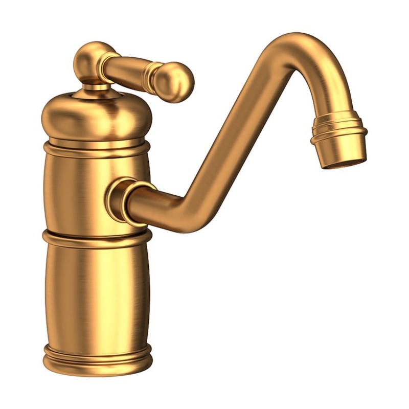 Kitchen Faucet Nadya 1 Lever ADA Satin Gold PVD Spout Height 5-11/16 Inch Spout Reach 9-11/16 Inch 1.8 Gallons per Minute