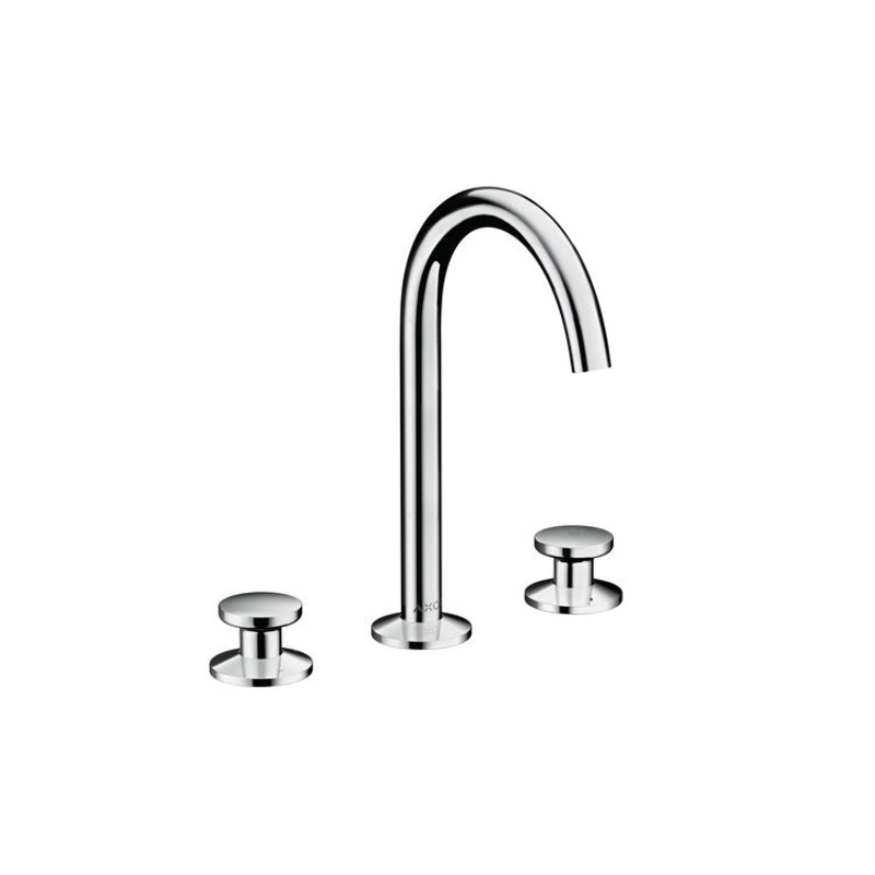 Lavatory Faucet One 170 Widespread 8 Inch Spread 2 Knob WaterSense Chrome 1.2 Gallons per Minute Less Drain 3 Hole Select/AirPower/Comfort Zone/EcoRight