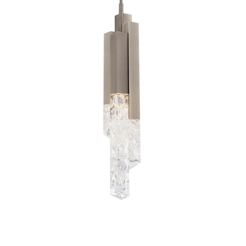 LED Mini Pendant from the Montage Collection in Brushed Nickel Finish by Modern Forms