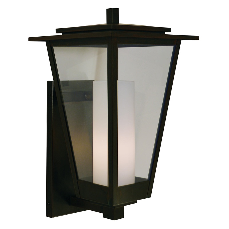 Arroyo BRB-10CLR/WHT-BZ Brighton One Light Wall Mount Bronze