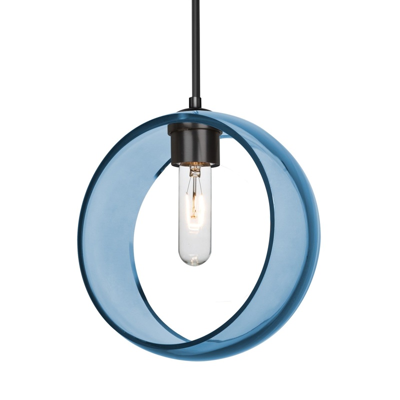 Besa 1JT-MANABL-BK-NI Besa Mana Pendant One Light Pendant Black