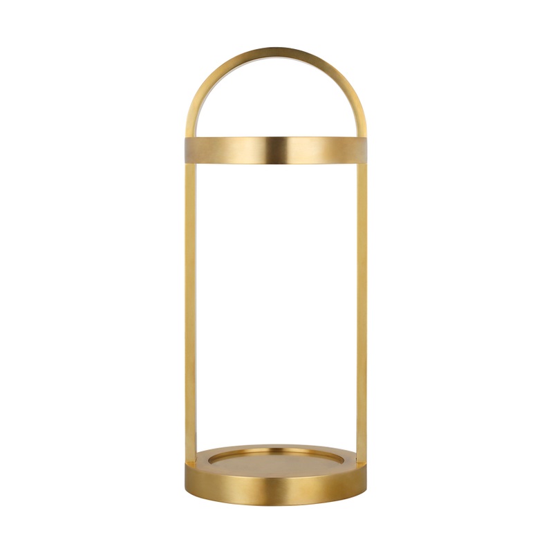 Cerne 19 Rechargeable Table Lamp Hand Rubbed Antique Brass