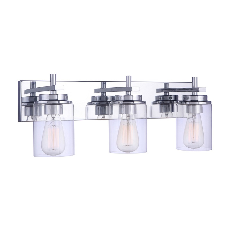 Craftmade 17423CH3 Reeves Three Light Vanity Chrome