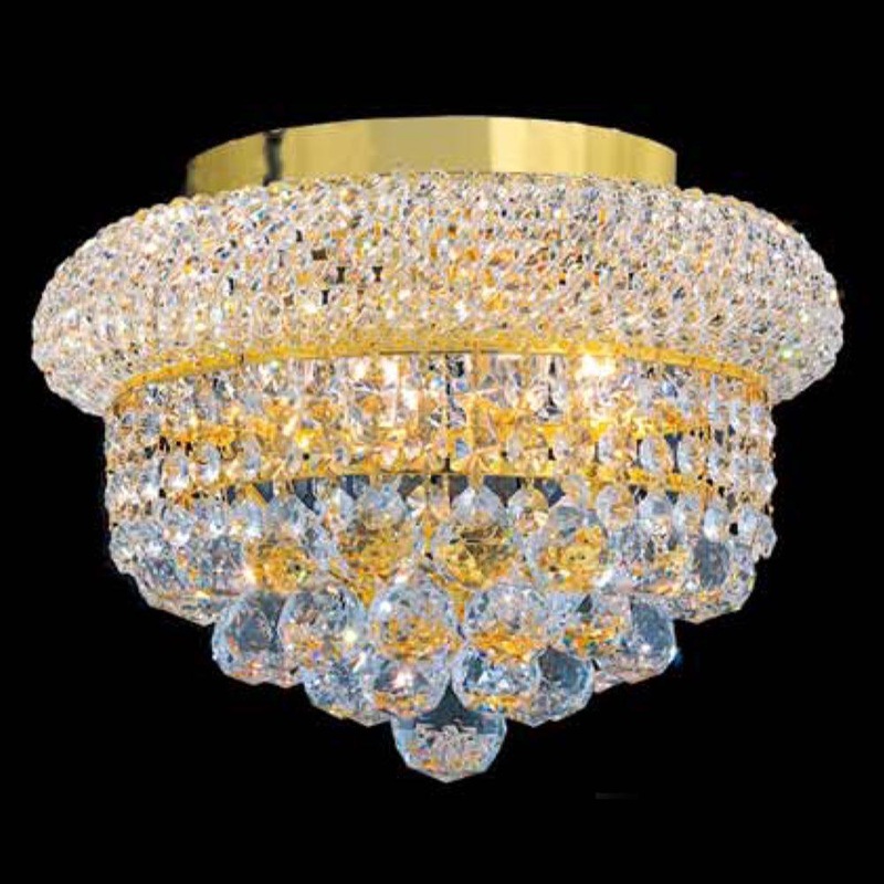 Empire 4-Light Flush Mount Gold