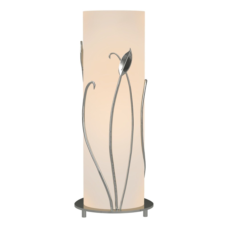 Forged Leaves Table Lamp Sterling