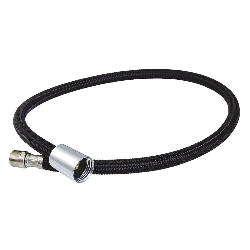 LSSPRHOSE291 29-Inch Braided Pull Down Kitchen Faucet Spray Hose, Polished Chrome