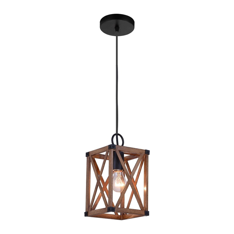 Marini Mini Pendant Wood Grain Brown