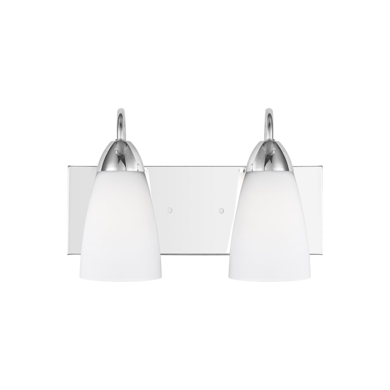 Seville Two Light Wall / Bath Chrome LED Bulb(s) Included