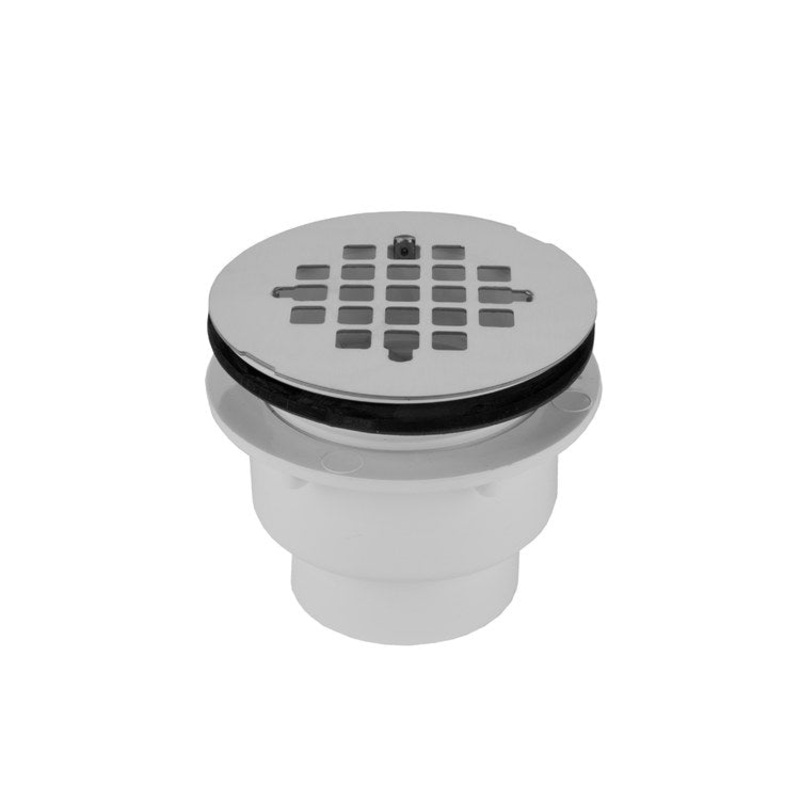 Shower Drain Large Body Complete Snap in Drain Plate 4-1/4 Inch Oil Rubbed Bronze PVC/Stainless Steel for Pre-formed Shower Stall Bases