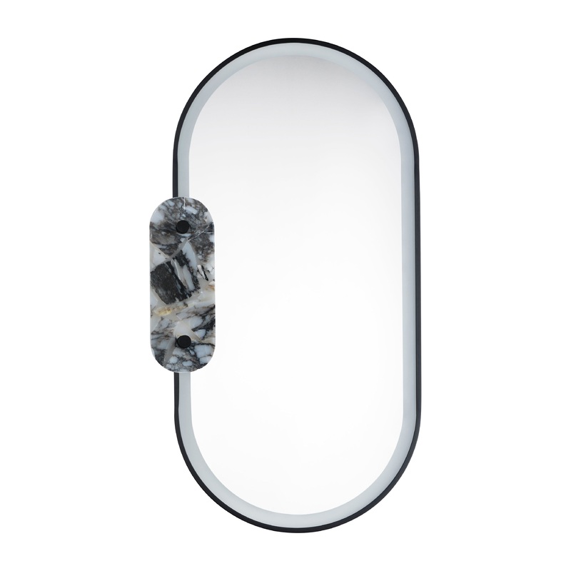 Stonewall LED Mirror Black Striae Arya