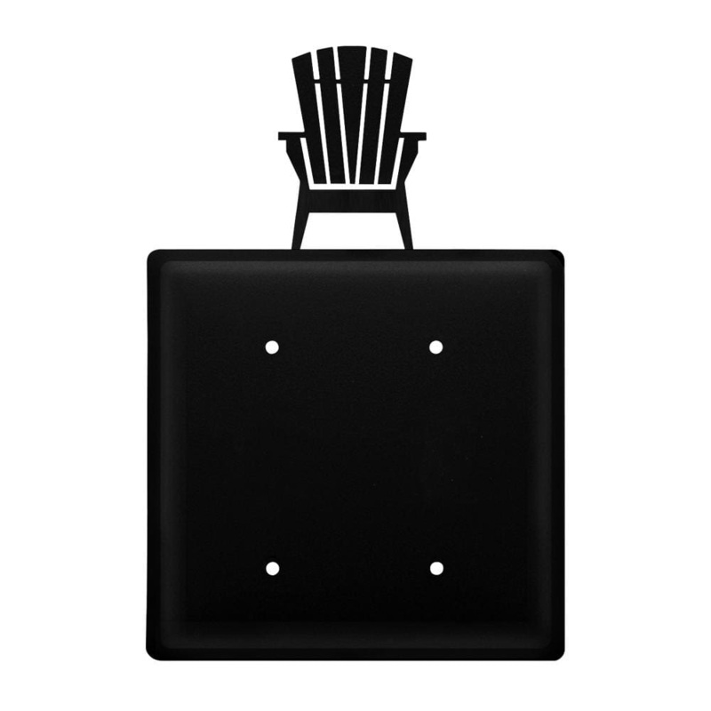 Village Wrought Iron ECC-119 Double Adirondack Double Elec Cover CUSTOM Product