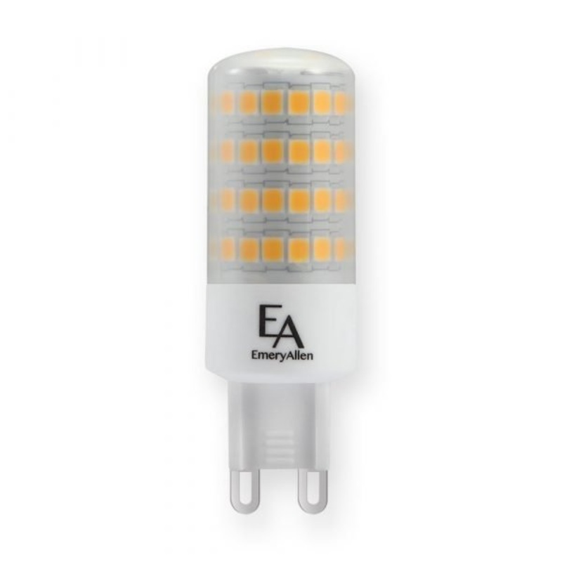 6 Watt LED, 600  Lumens, G9 Bi Pin base, 120 Volt Light Bulb by Emery Allen