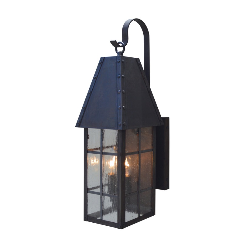 Arroyo HAB-6CS-MB Hampton Two Light Wall Mount Mission Brown