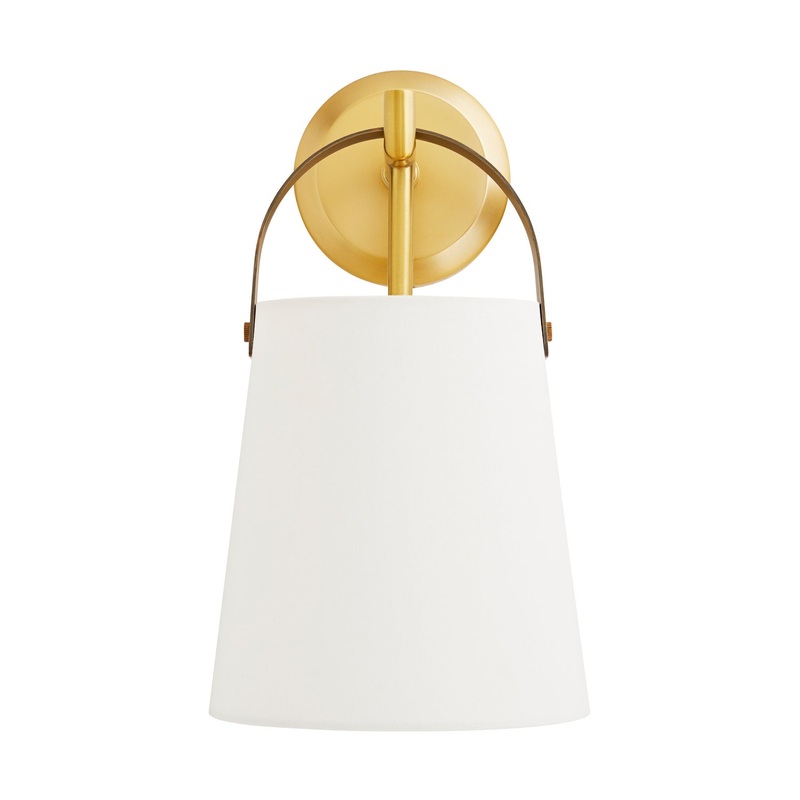Arteriors 49717 Ian One Light Wall Sconce Antique Brass