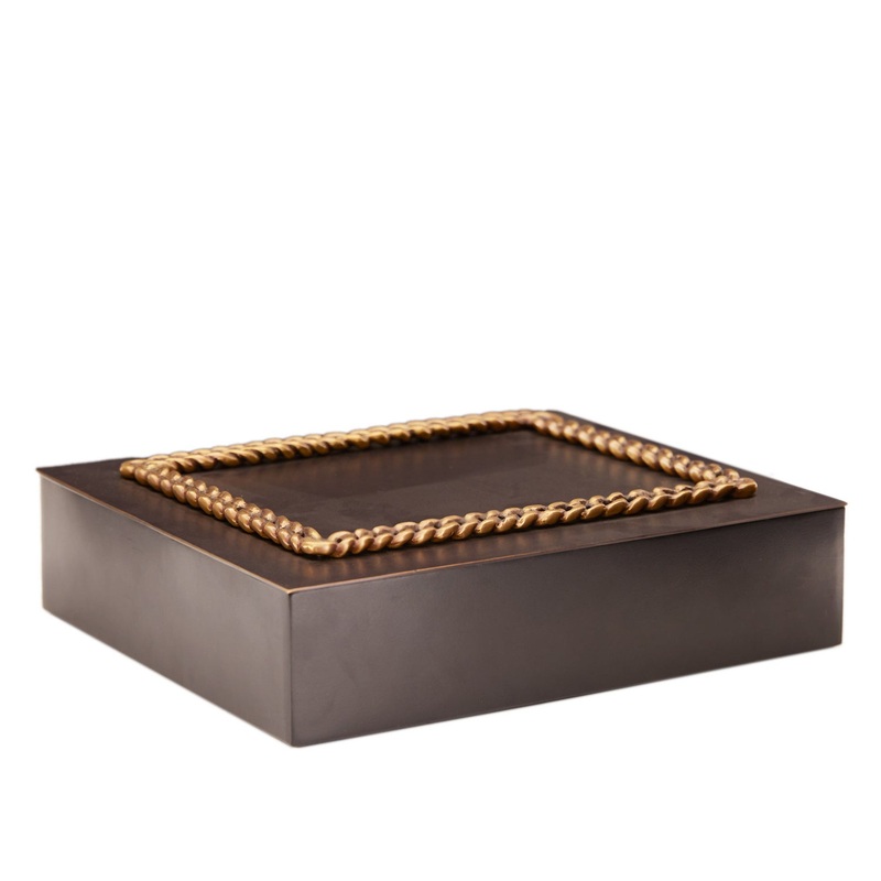 Arteriors 6254 Pendleton Box Natural Iron