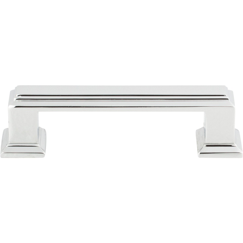 Atlas Homewares Sutton Place Pull 3 Inch (c-c) Polished Chrome