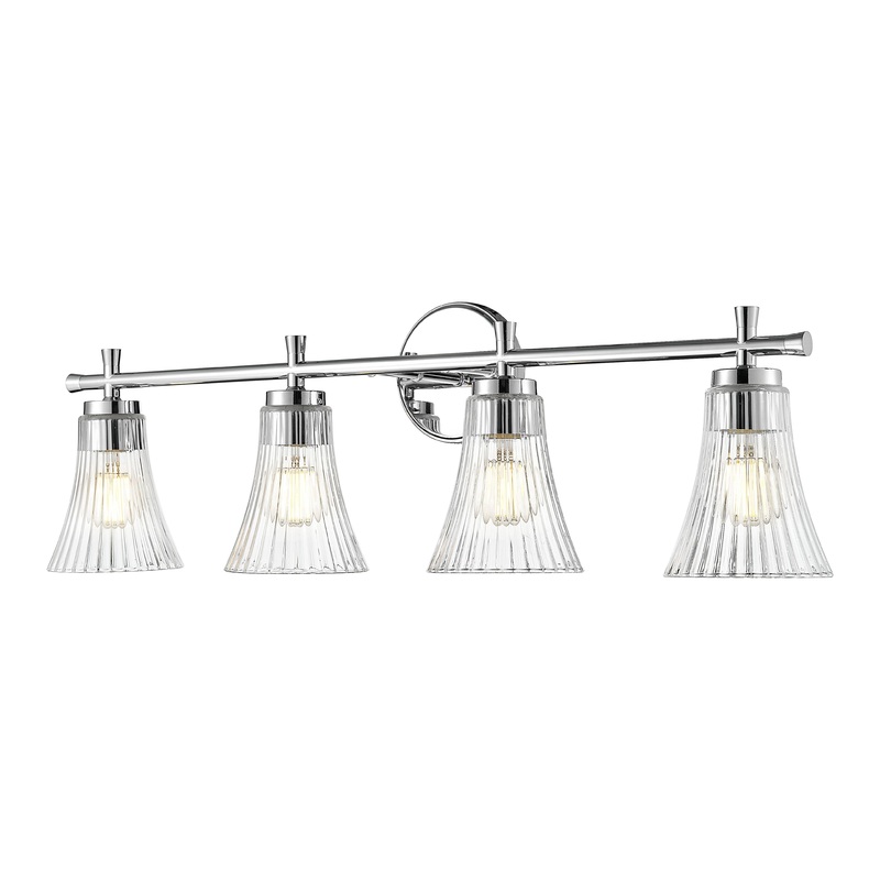 Belle 4-Light Vanity Chrome