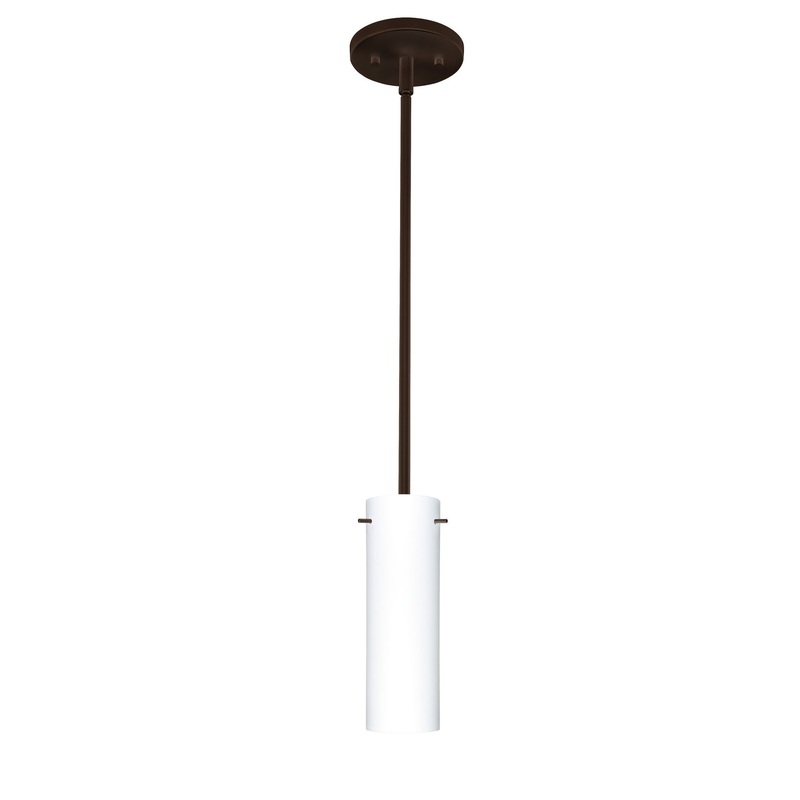 Besa 1TT-493007-MED-BR Copa One Light Pendant Bronze