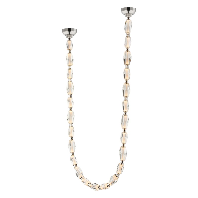 Dolce Vita 132″ LED Pendant Polished Nickel