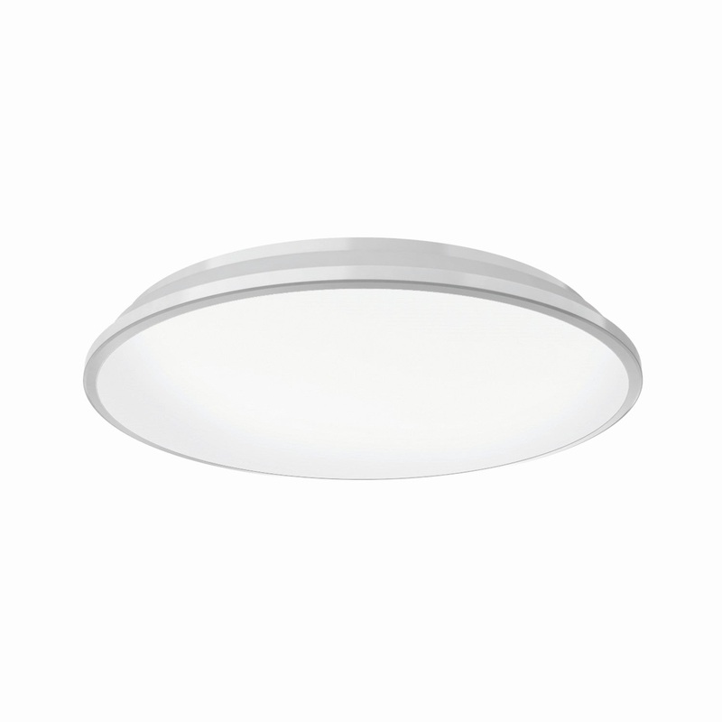 LED Flush Mount from the Brook Collection in White Finish by Kuzco Lighting