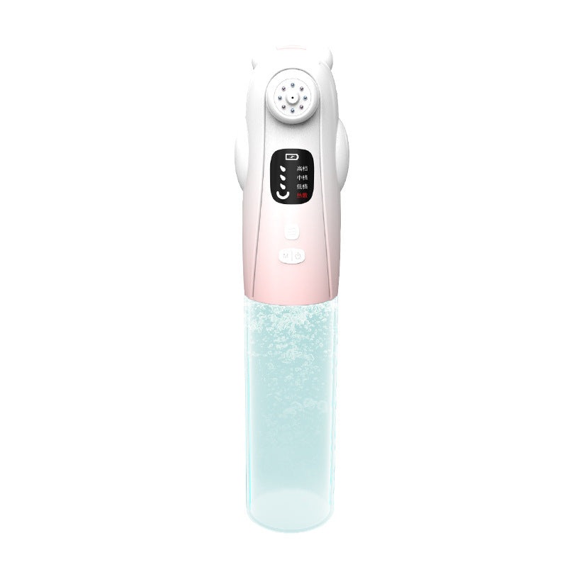 Nano Facial Mist Sprayer & Oxygen Injector – 3 Modes, Deep Hydration & Serum Absorption(pink)