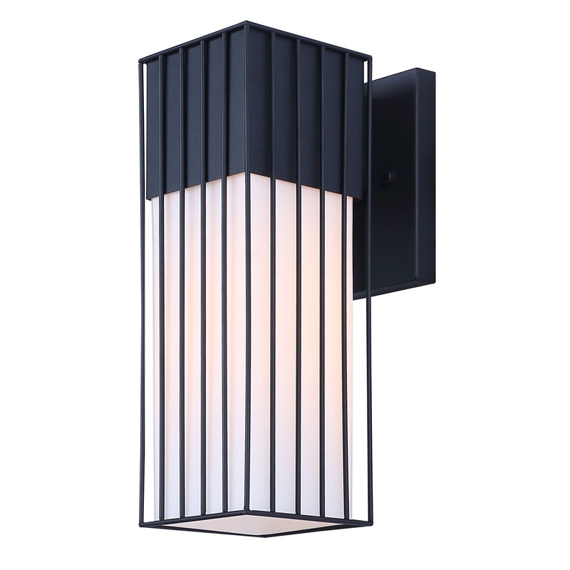 Oslo 1-Light Outdoor Lantern Black