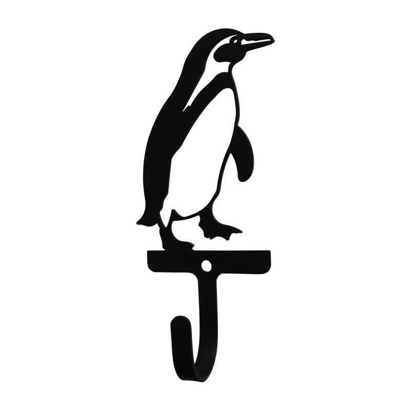 Village Wrought Iron WH-231-S Penguin Wall Hook Small