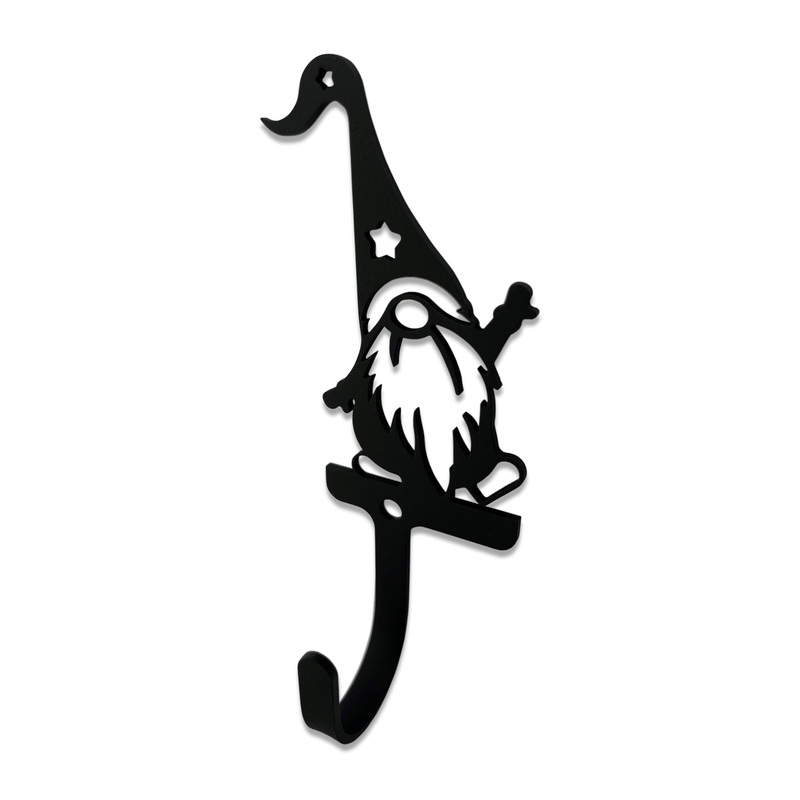 Village Wrought Iron WH-394-S Gnome Wall Hook Small